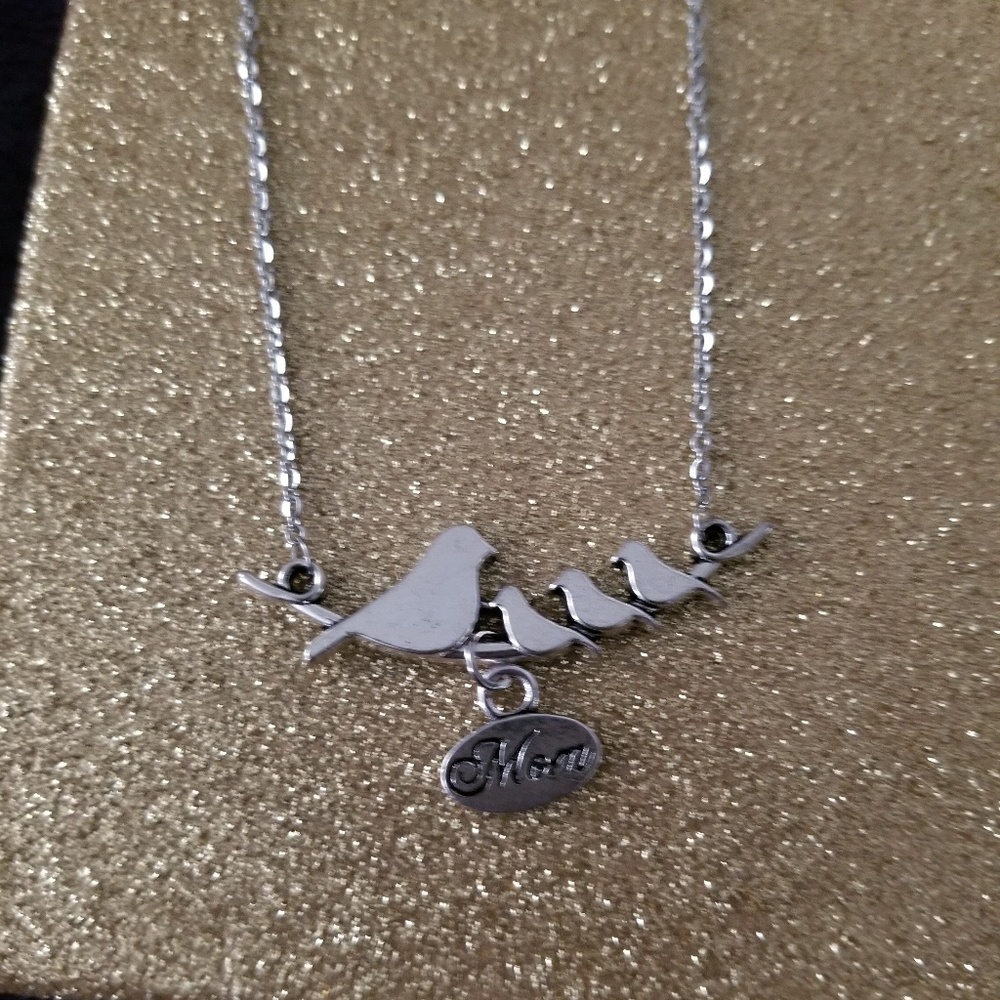 Birds necklace. Mother's Day ♡♡♡